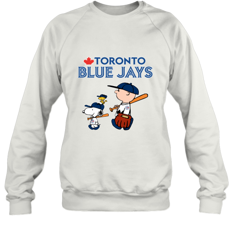 Toronto Blue Jays Let's Play Baseball Together Snoopy MLB Sweatshirt