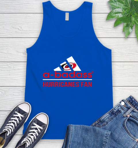 NHL A Badass Carolina Hurricanes Fan Adidas Hockey Sports Tank Top 4