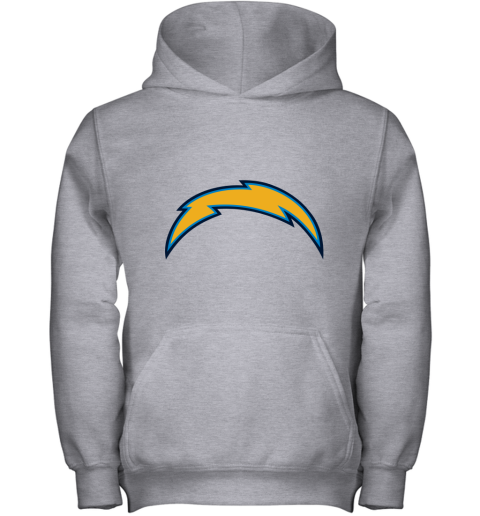 Los Angeles Chargers NFL Pro Line by Fanatics Branded Gray Victory Arch Youth Hoodie