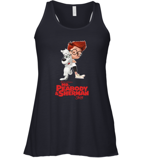 Mr Peabody Sherman Poster Racerback Tank