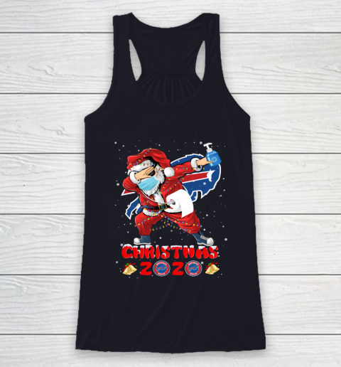 Buffalo Bills Funny Santa Claus Dabbing Christmas 2020 NFL Racerback Tank 7