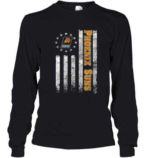 NBA American Flag Basketball Sports Phoenix Suns Youth Long Sleeve