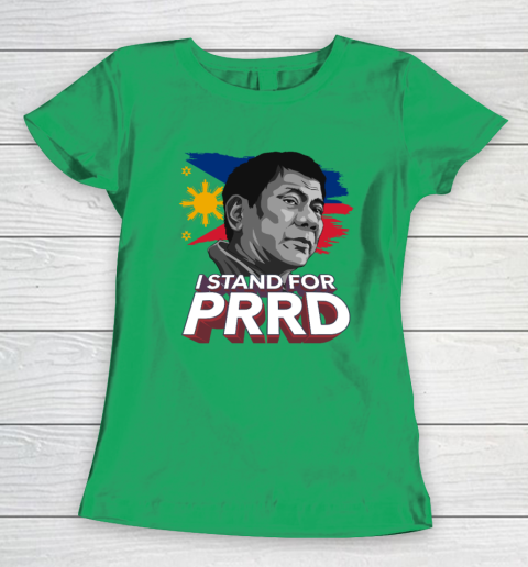 I Stand for PRRD Supporter Digong Duterte Philippine DU30 Women's T-Shirt 4
