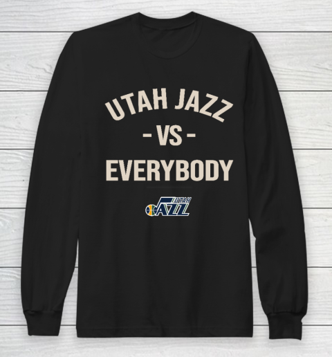 Utah Jazz Vs Everybody Long Sleeve T-Shirt