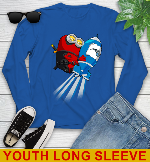 NBA Basketball Orlando Magic Deadpool Minion Marvel Shirt Youth Long Sleeve 10