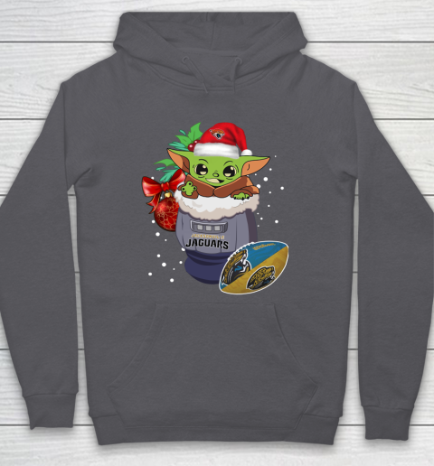 Jacksonville Jaguars Christmas Baby Yoda Star Wars Funny Happy NFL Hoodie 7