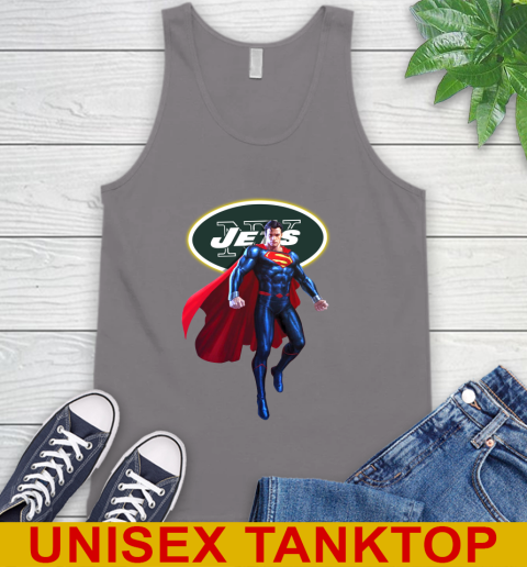 NFL Superman DC Sports Football New York Jets Tank Top 7