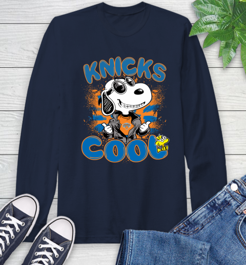 NBA Basketball New York Knicks Cool Snoopy Shirt Long Sleeve T-Shirt 3
