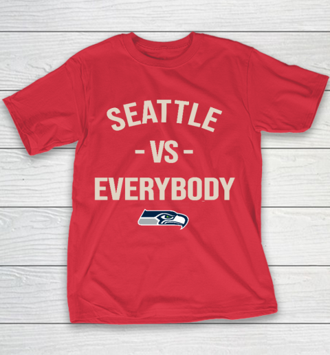 Seattle Seahawks Vs Everybody Youth T-Shirt 7