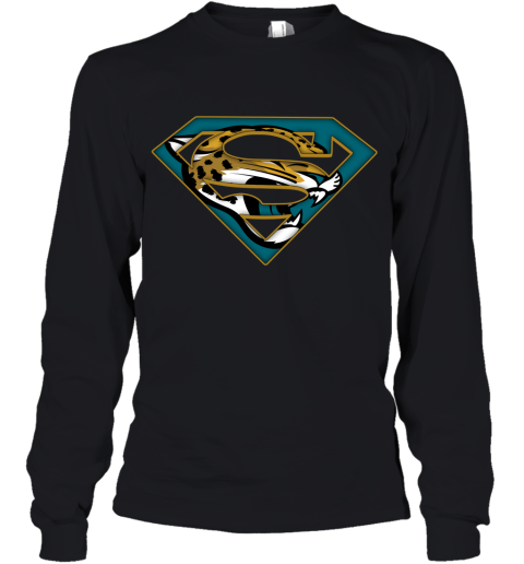 We Are Undefeatable Jacksonville Jaguars x Superman NFL Youth Long Sleeve