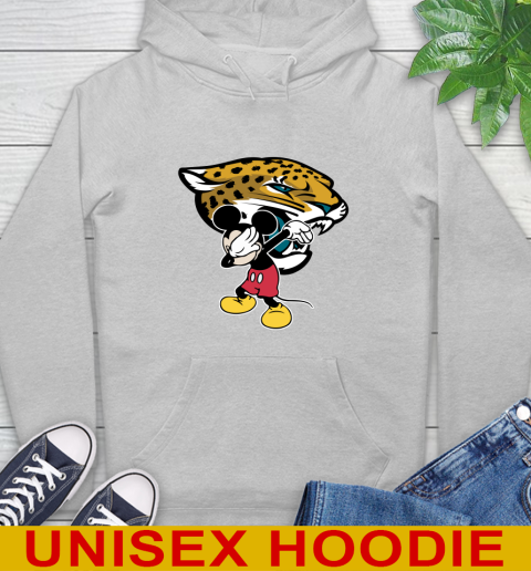 Jacksonville Jaguars NFL Football Dabbing Mickey Disney Sports Hoodie 6