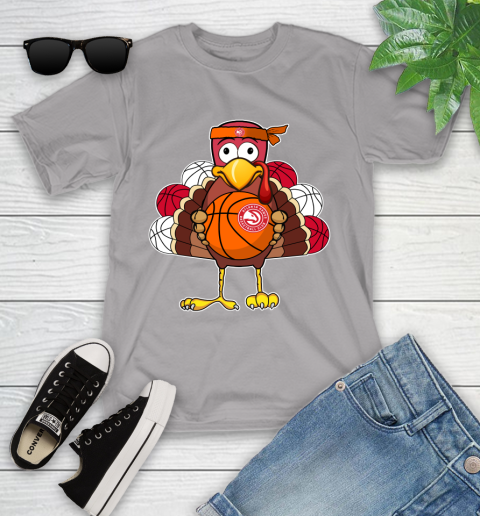 Atlanta Hawks Turkey thanksgiving day Youth T-Shirt 4