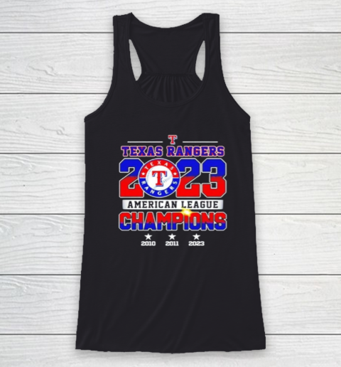 Texas Rangers 2023 AL Champions Racerback Tank