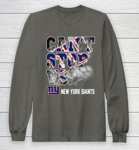 NFL New York Giants Can't Stop Vs Long Sleeve T-Shirt 5