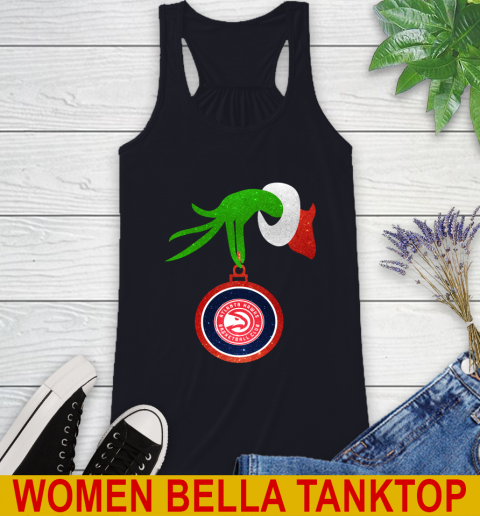 Atlanta Hawks Grinch Merry Christmas NBA Basketball Racerback Tank 10