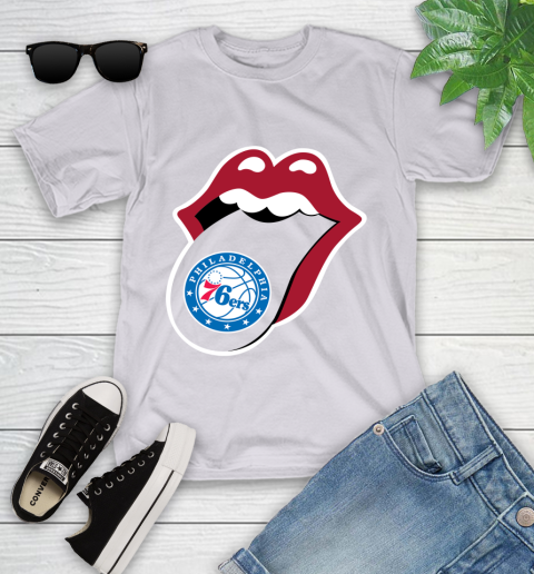 Philadelphia 76ers NBA Basketball Lips I Root For My Team Adoring Fan 106