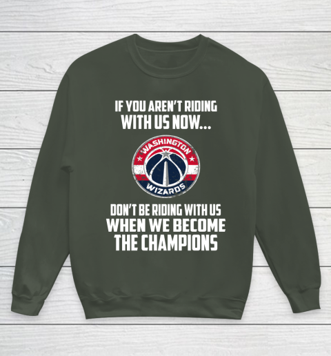 NBA Washington Wizards Basketball We Become The Champions Youth Sweatshirt 8