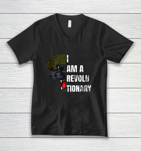 I AM A REVOLUTIONARY Fred Hampton Black Panthers V-Neck T-Shirt