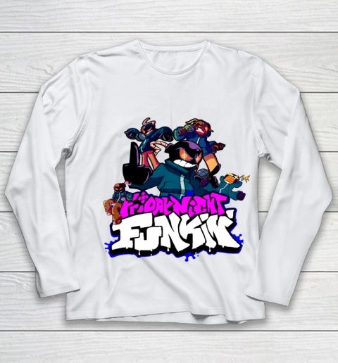 Friday Night Funkin Whitty Sprite character Youth Long Sleeve