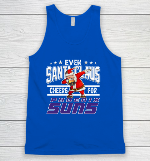 Phoenix Suns Even Santa Claus Cheers For Christmas NBA Tank Top 4