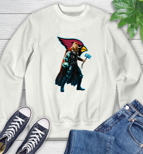 NFL Thor Avengers Endgame Football Arizona Cardinals Sweatshirt