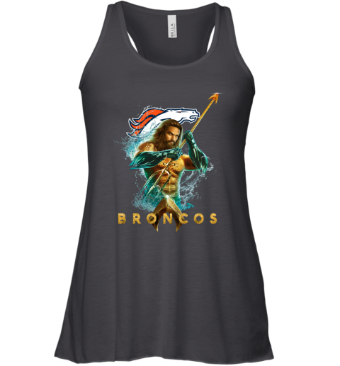 NFL Denver Broncos Aquaman DC Football Sports z7wCjwr9uOW flowy tank 32 95 151514 front black