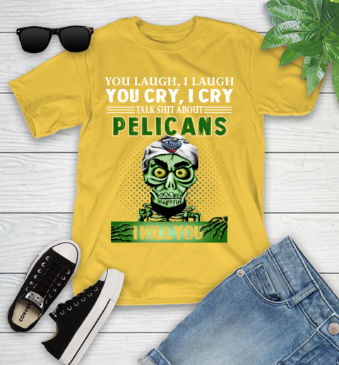 NBA Talk Shit About New Orleans Pelicans I Kill You Achmed The Dead Terrorist Jeffrey Dunham Basketball Youth T-Shirt 10