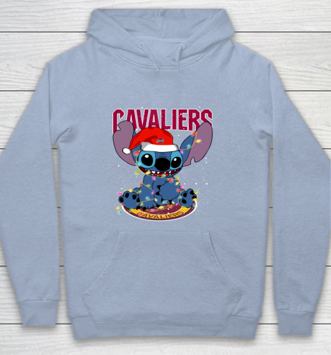Cleveland Cavaliers NBA noel stitch Basketball Christmas Youth Hoodie 5