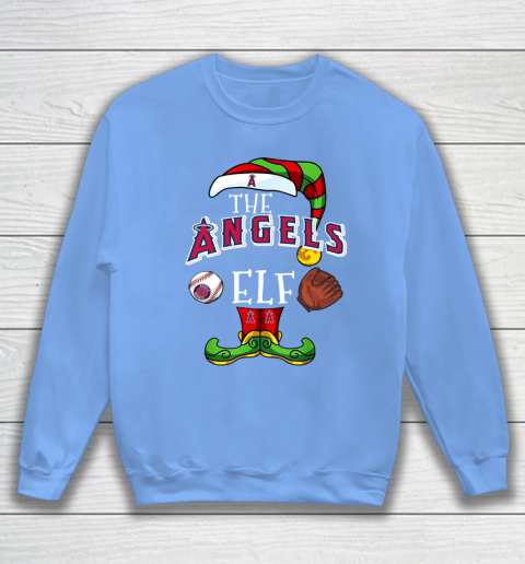 Los Angeles Angels Christmas ELF Funny MLB Sweatshirt 8