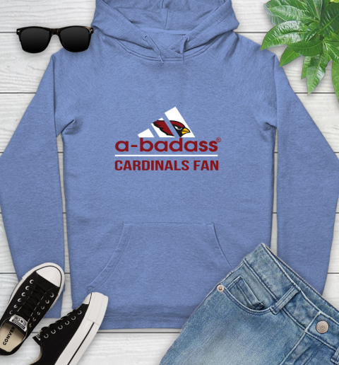 Arizona Cardinals NFL Football A Badass Adidas Adoring Fan Sports Youth Hoodie 13