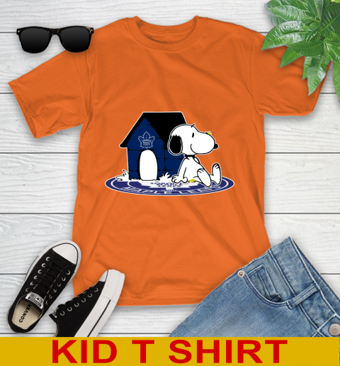 NHL Hockey Toronto Maple Leafs Snoopy The Peanuts Movie Shirt Youth T-Shirt 7