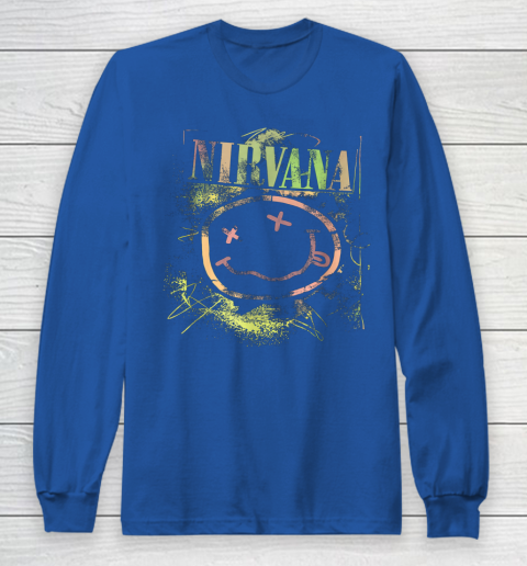 Vintage Nirvanas Smile Design Limited Long Sleeve T-Shirt 6