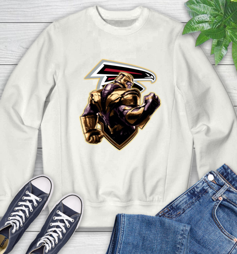 NFL Thanos Avengers Endgame Football Sports Atlanta Falcons Sweatshirt