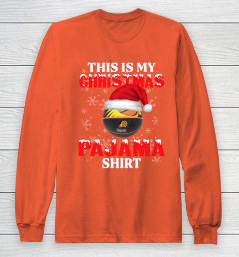 Phoenix Suns This Is My Christmas Pajama Shirt NBA Long Sleeve T-Shirt 3