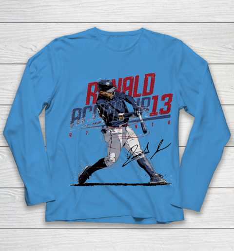 Ronald Acuna Jr 13 Youth Long Sleeve 5
