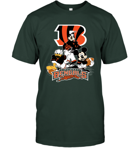 NFL Cincinnati Bengals Mickey Mouse Disney Super Bowl Football T Shirt -  Rookbrand