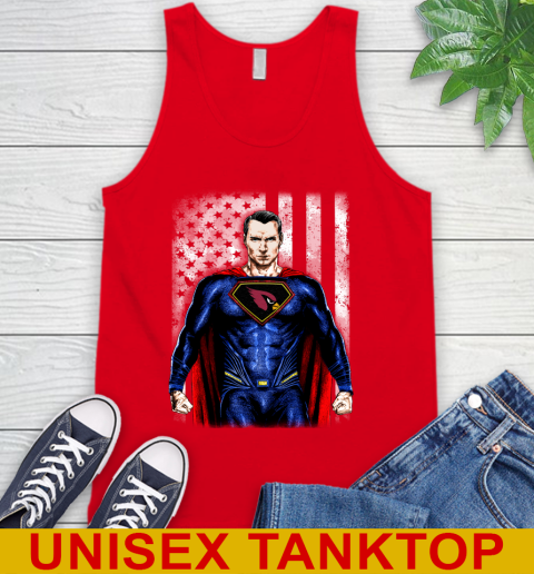 NFL Football Arizona Cardinals Superman DC Shirt Tank Top 5