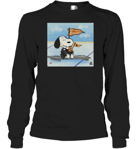 Snoopy Philadelphia Flyers Broad St. Bullies Flag 2024 Long Sleeve T-Shirt