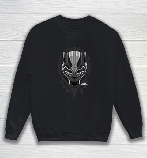 Marvel Black Panther Avengers Geometric Mask Sweatshirt