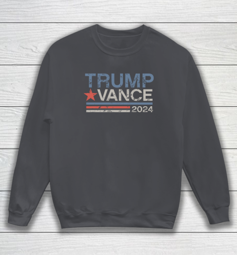 Trump Vance 2024 Retro Stripe Trump JD Vance Sweatshirt 3