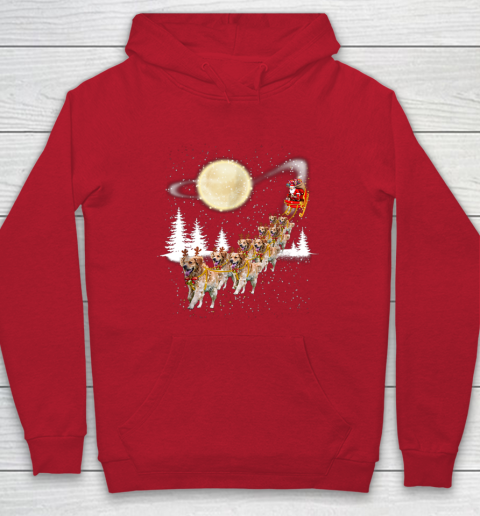 Golden Retriever Reindeer Christmas Hoodie 7