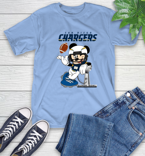 NFL San diego chargers Mickey Mouse Disney Super Bowl Football T Shirt T-Shirt 11