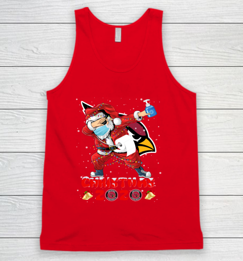 Arizona Cardinals Funny Santa Claus Dabbing Christmas 2020 NFL Tank Top 5