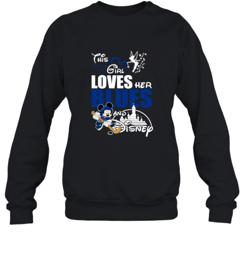This Girl Love Her St. Louis Blues And Mickey Disney Sweatshirt