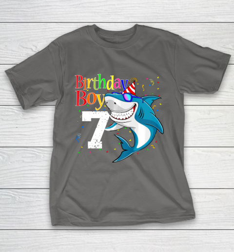 Kids 7th Birthday Boy Shark Shirts 7 Jaw Some Four Tees Boys 7 Years Old T-Shirt 8