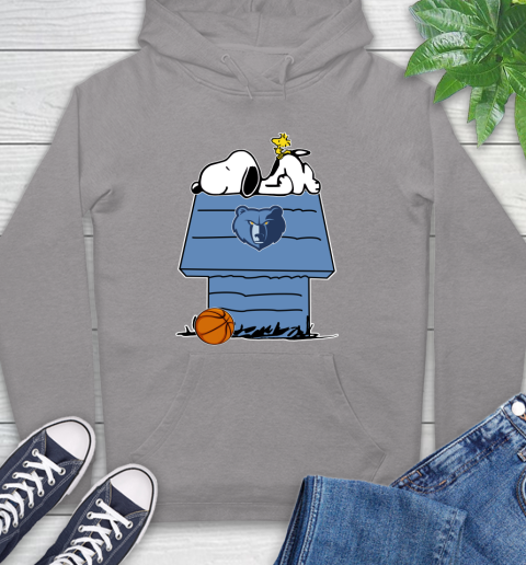 Memphis Grizzlies NBA Basketball Snoopy Woodstock The Peanuts Movie Hoodie 6
