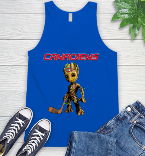 Montreal Canadiens NHL Hockey Groot Marvel Guardians Of The Galaxy Tank Top 5