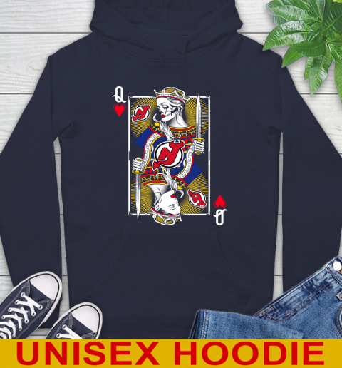 NHL Hockey New Jersey Devils The Queen Of Hearts Card Shirt Hoodie 3