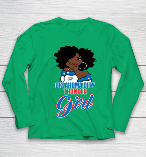 Oklahoma City Thunder Girl NBA Youth Long Sleeve 6