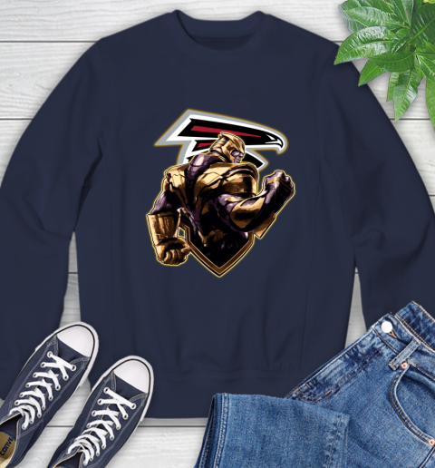 NFL Thanos Avengers Endgame Football Sports Atlanta Falcons Sweatshirt 3